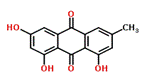 ChemSpider 2D Image | Emodin | C15H10O5