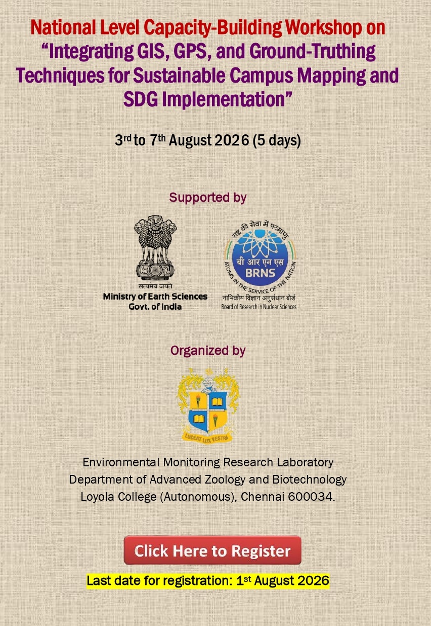 National Level Capacity-Building Workshop on Integrating GIS, GPS and Ground-Truthing Techniques for Sustainable Campus Mapping and SDG Implementation - Invitation
