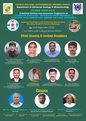 A National Seminar-cum-Awareness Programme on Zoonotic Diseases, Monsoon Preparedness and Disaster Risk Reduction among College Students