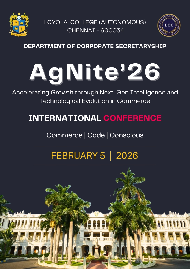 International Conference on Accelerating Growth through Next-Gen Intelligence and Technological Evolution in Commerce AgNite 26 - Invitation