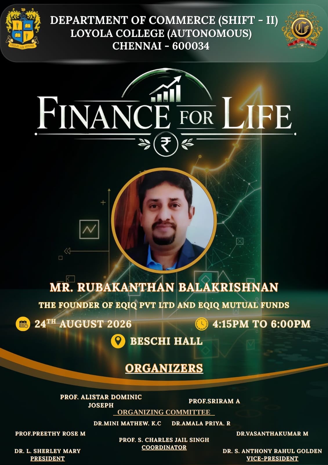 Finance for Life - Invitation