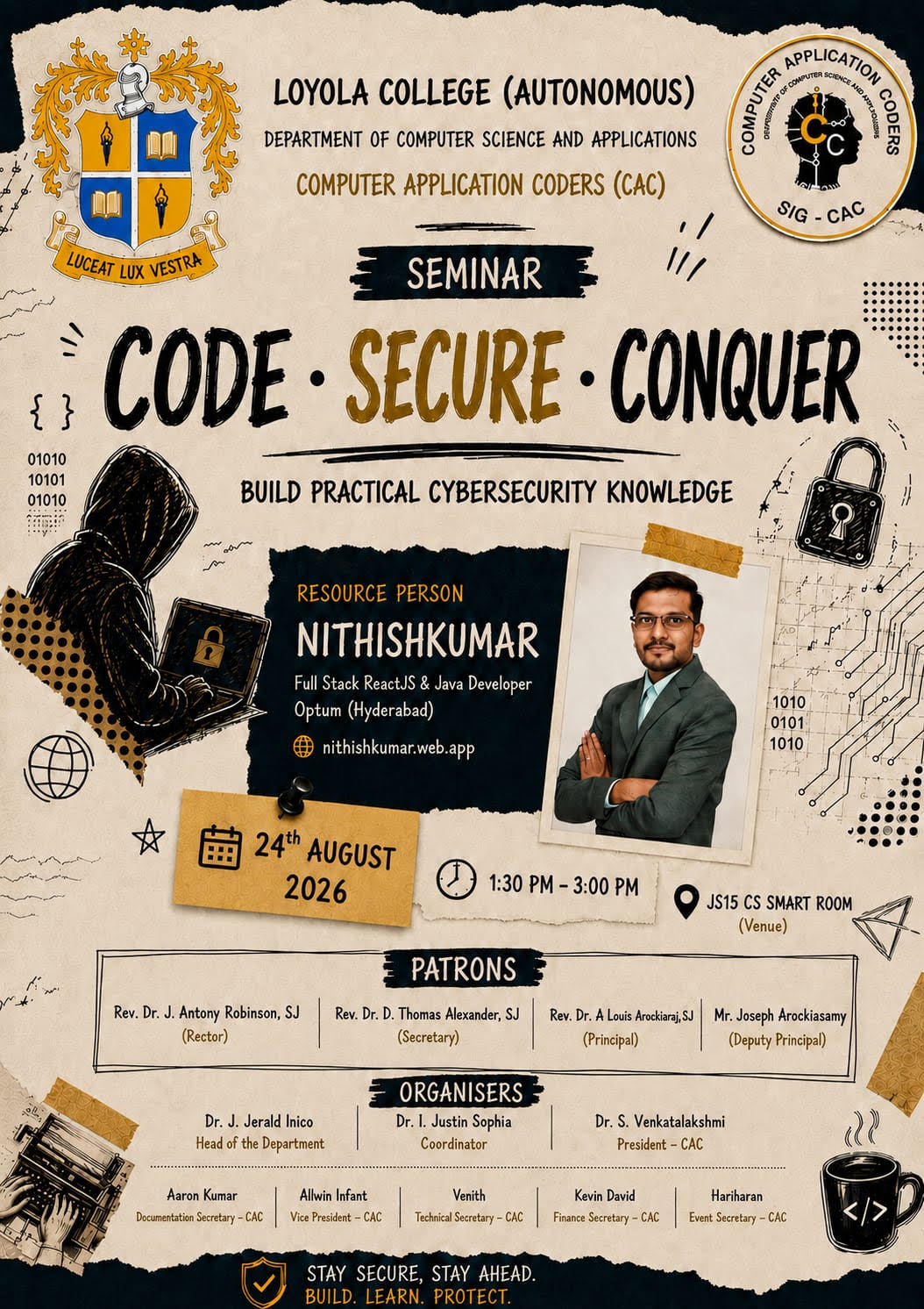 Seminar on CODE-SECURE-CONQUER - Invitation