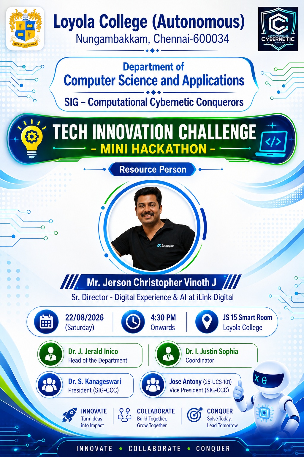 Tech Innovation Challenge - Mini Hackathon - Invitation