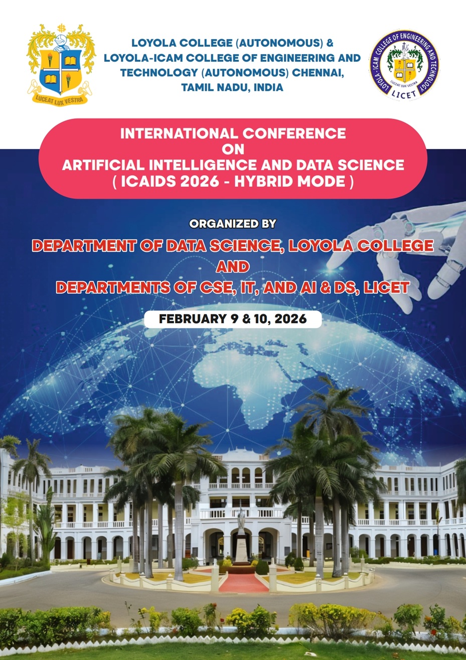 ICAIDS 2026 - International Conference on Artificial Intelligence and Data Science - Invitation