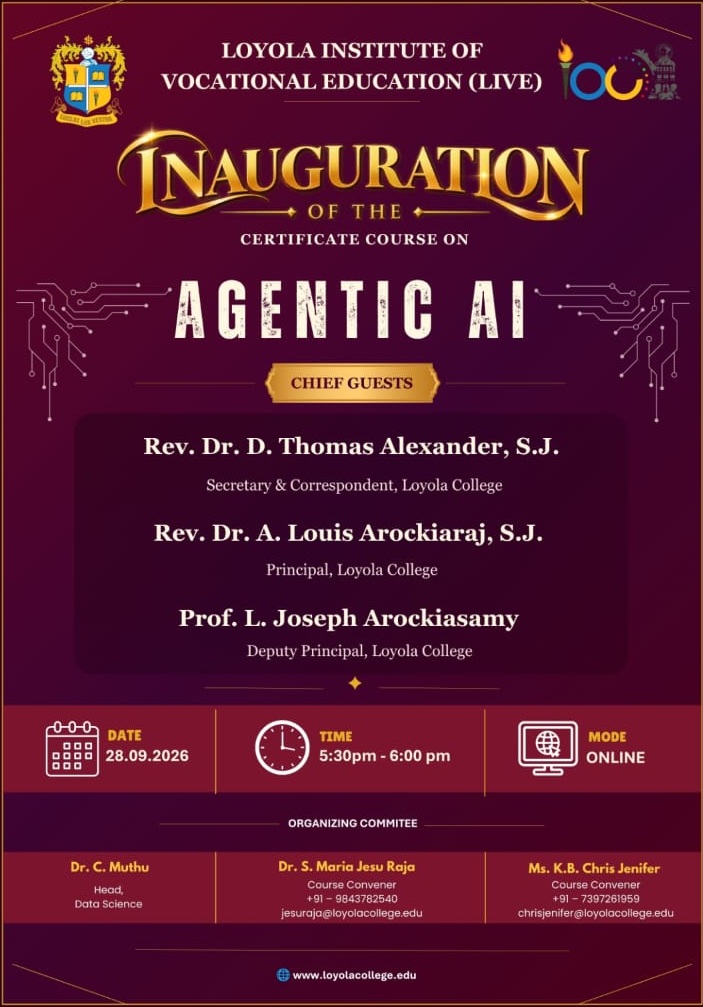 Inaguration of the Certificate Course on AGENTIC AI