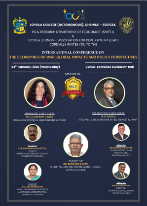 International Conference on The Economics of War- Global Impacts and Policy Perspectives - Invitation