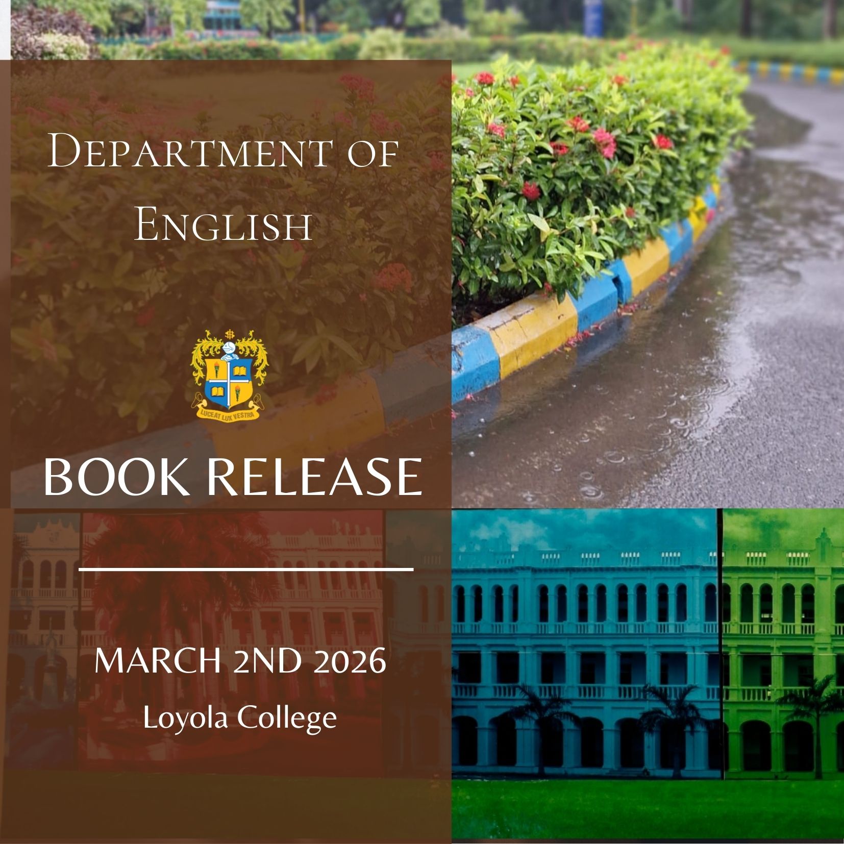 Department of English: Book Release - Invitation