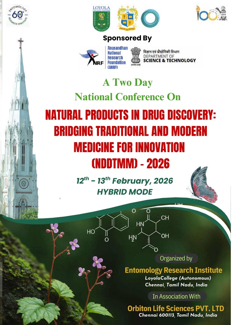 A Two Day National Conference on Natural Products in Drug Discovery: Bridging Traditional and Modern Medicine for Innovation (NDDTMM)-2026 - Invitation