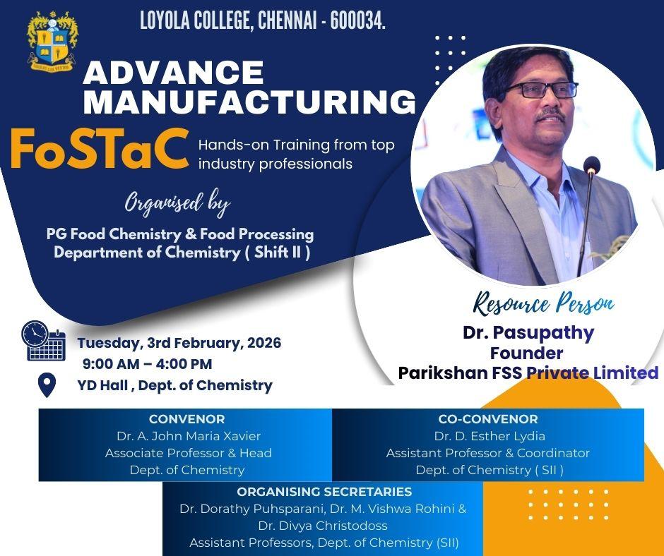 FoSTaC – Advanced Manufacturing - Invitation