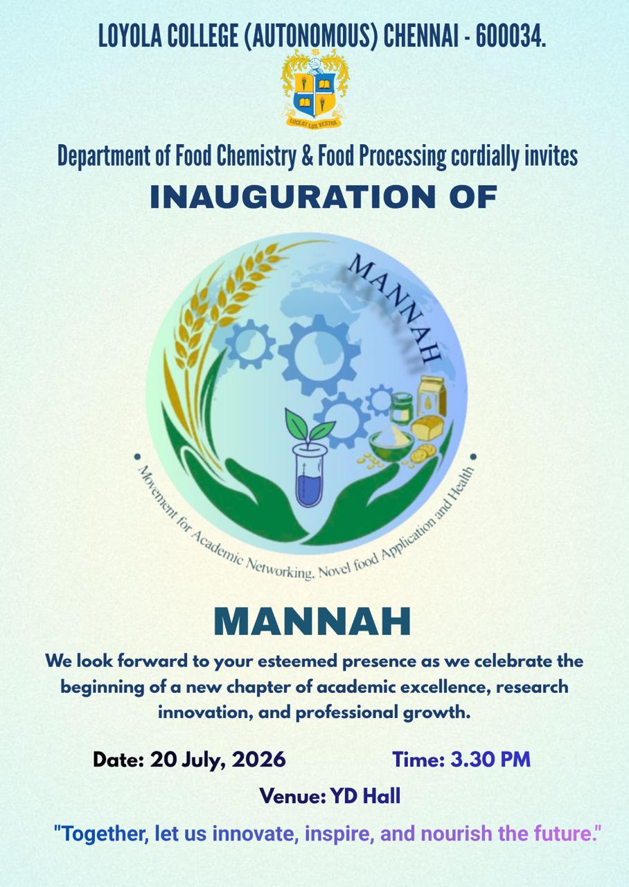 Inaugration of MANNAH - Invitation