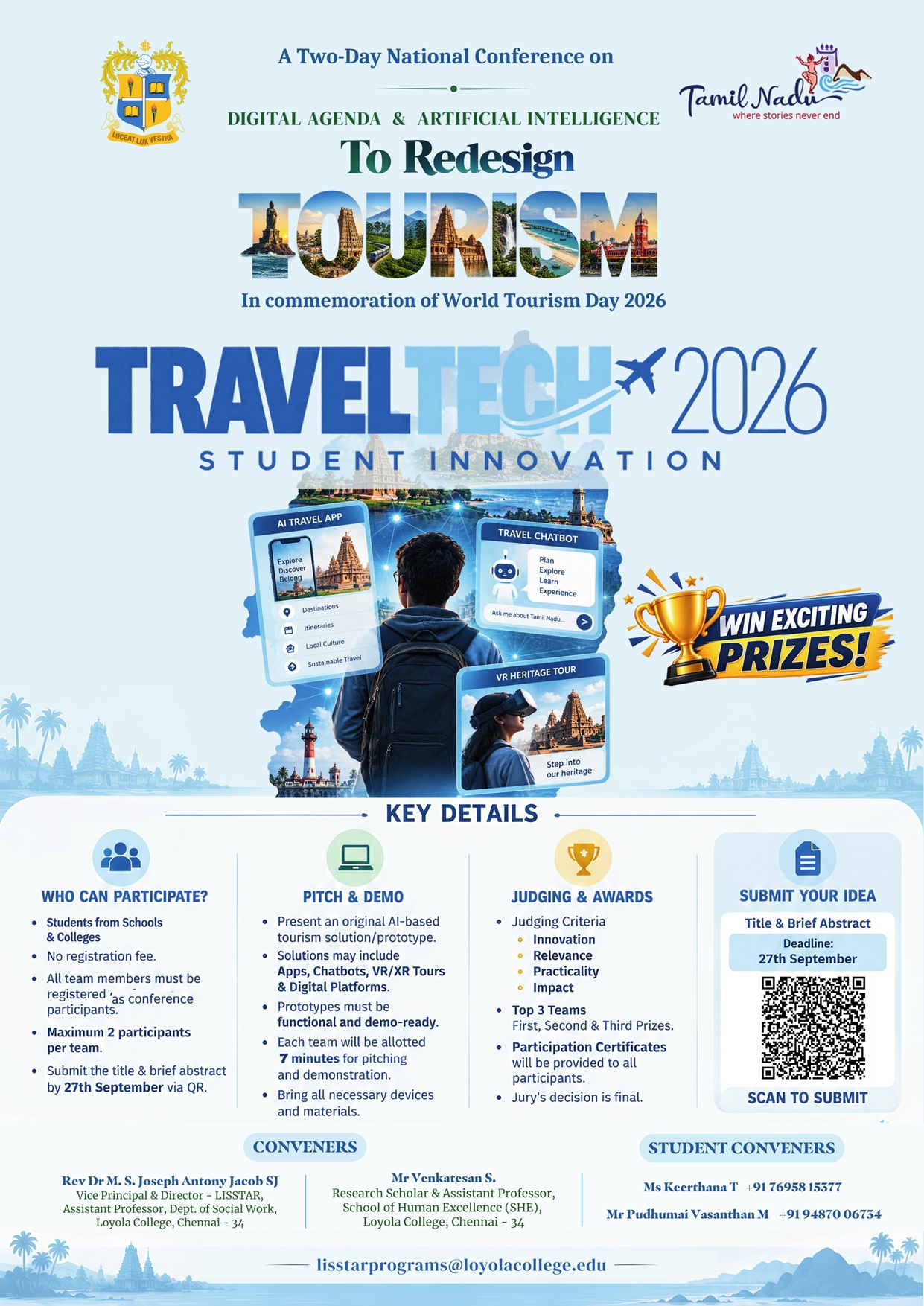 Two-Day National Conference - “Digital Agenda and Artificial Intelligence (AI) to Redesign Tourism“