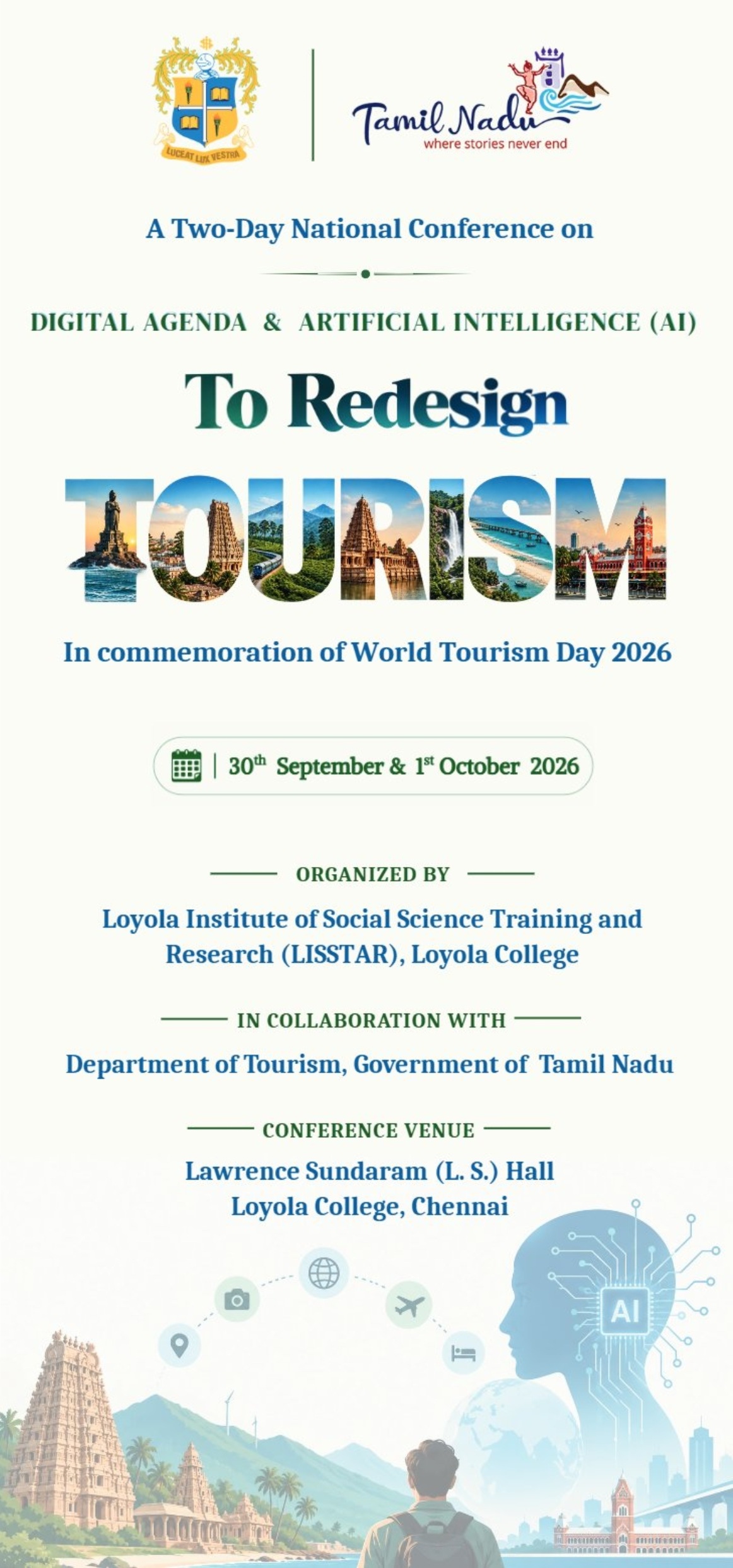 Two-Day National Conference - “Digital Agenda and Artificial Intelligence (AI) to Redesign Tourism“