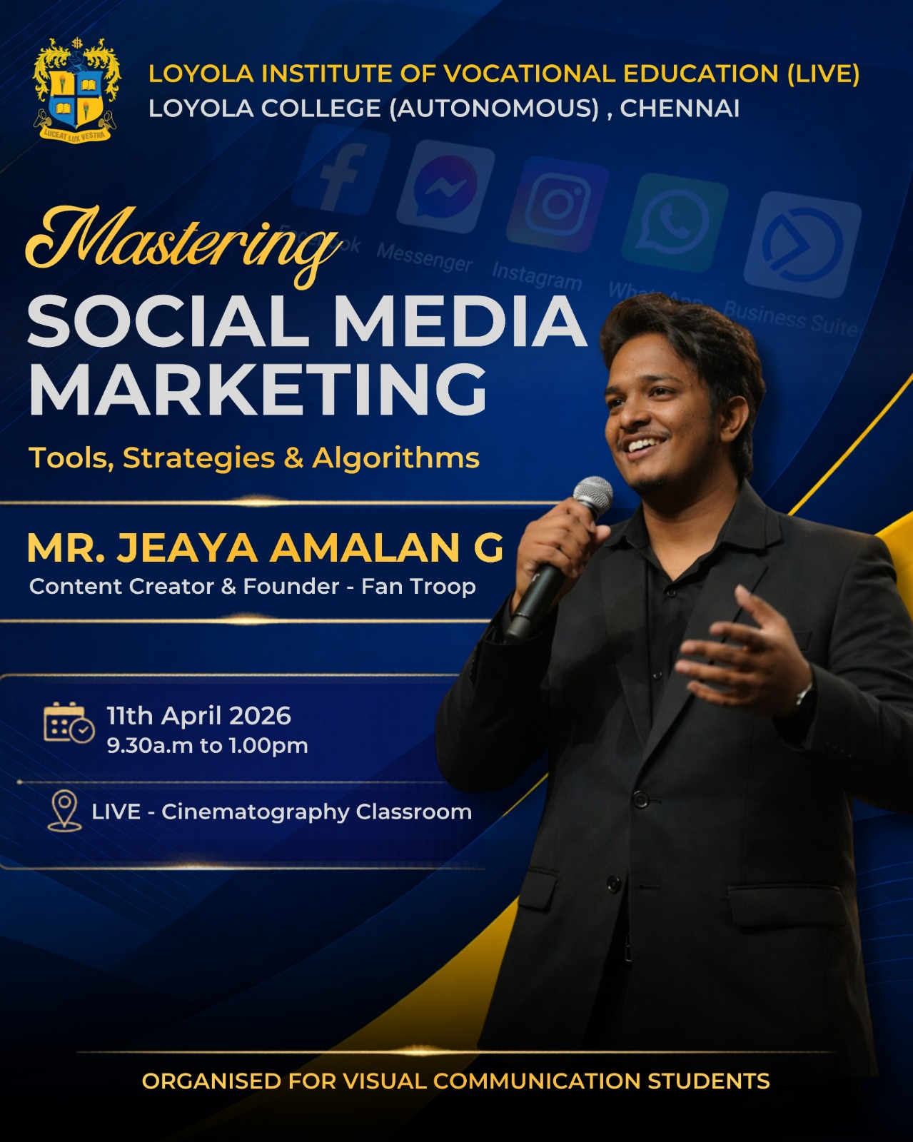 Mastering Social Media Marketing - Tools, Strategies and Algorithms - Invitation