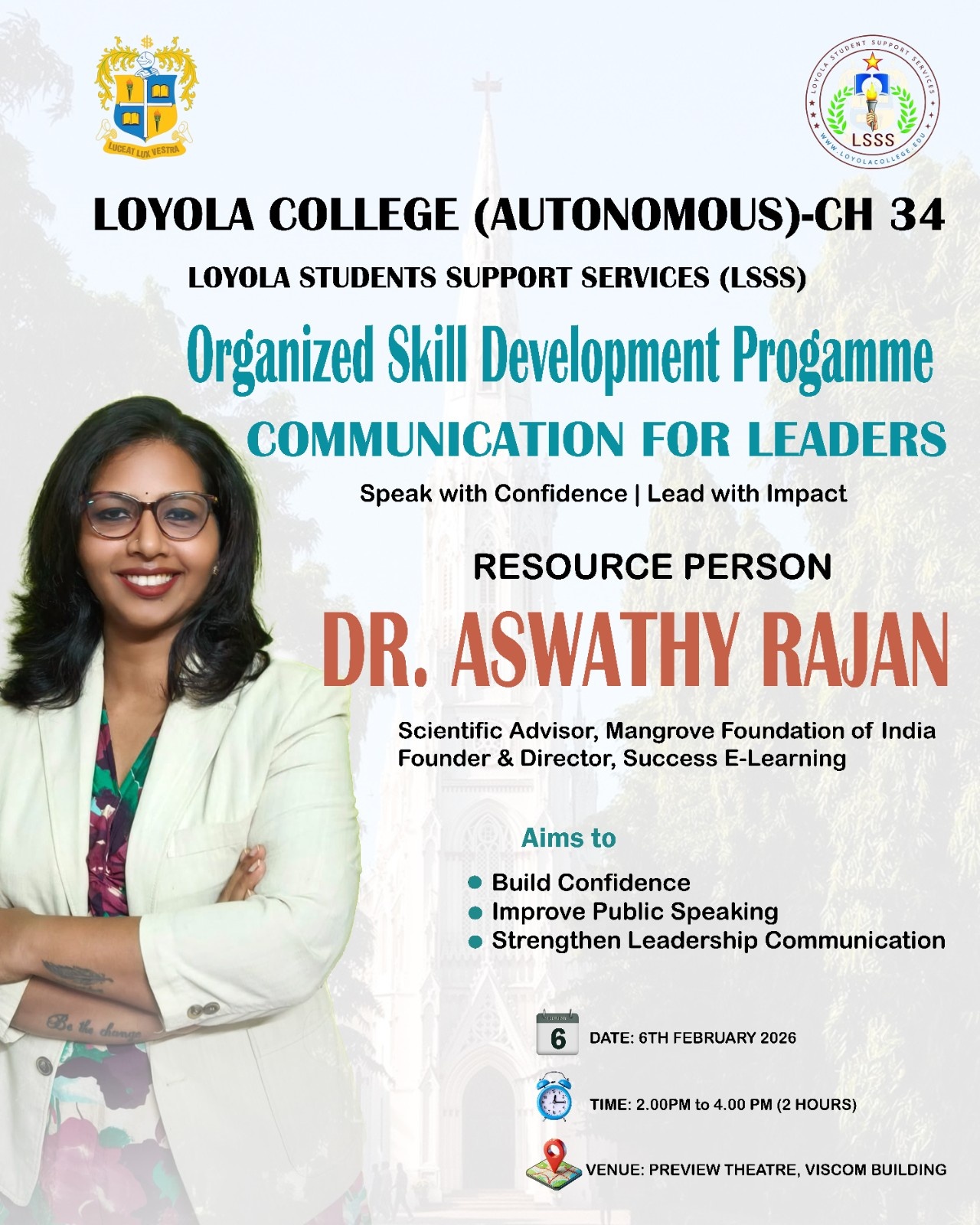Skill Development Programme on Communication for Leaders - Invitation
