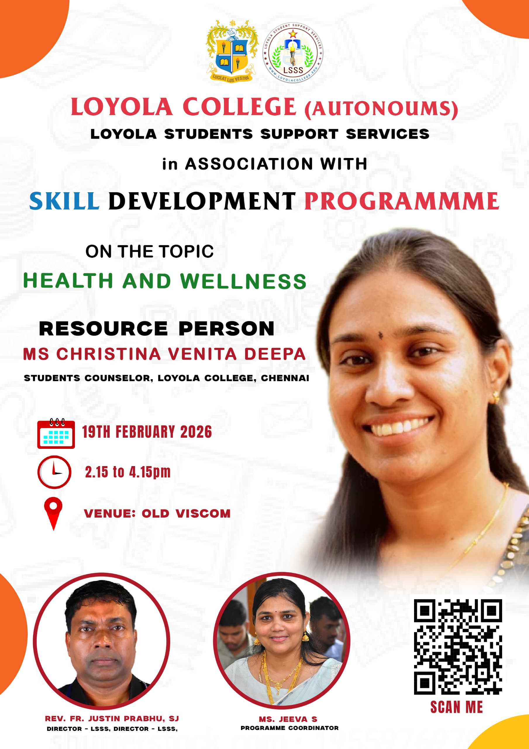 Skill Development Programme: Health and Wellness - Invitation