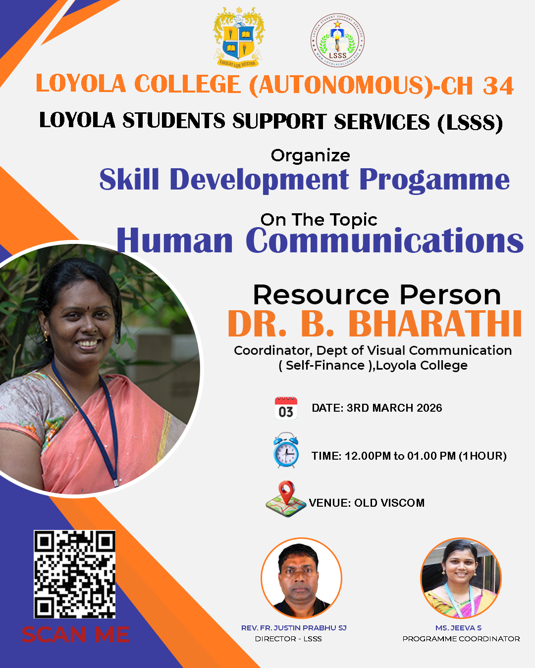 Skill Development Programme on Human Communications - Invitation