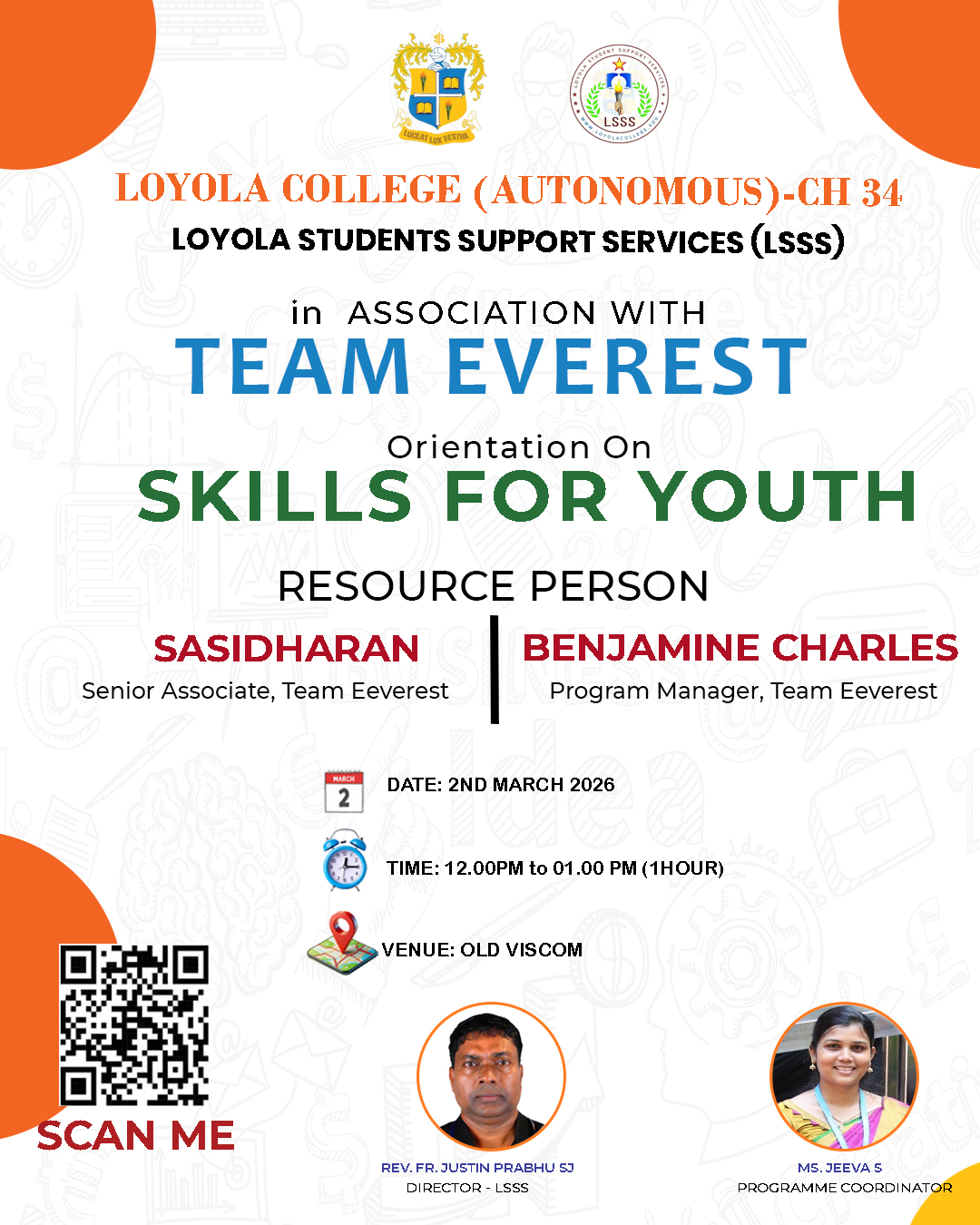 Orientation on Skills for Youth - Invitation