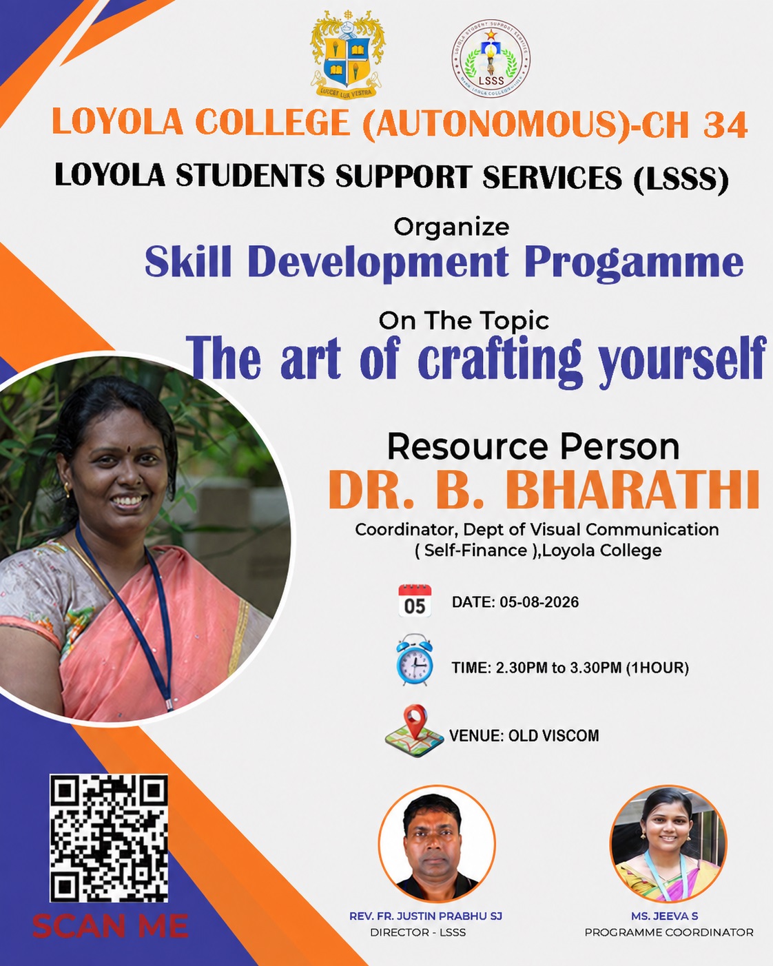 Skill Development Programme: The Art of Crafting Yourself - Invitation