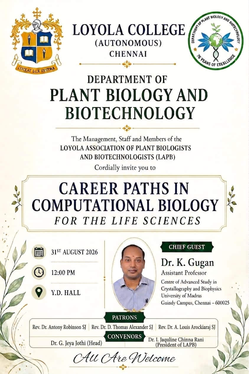 Career Paths in Computational Biology - Invitation