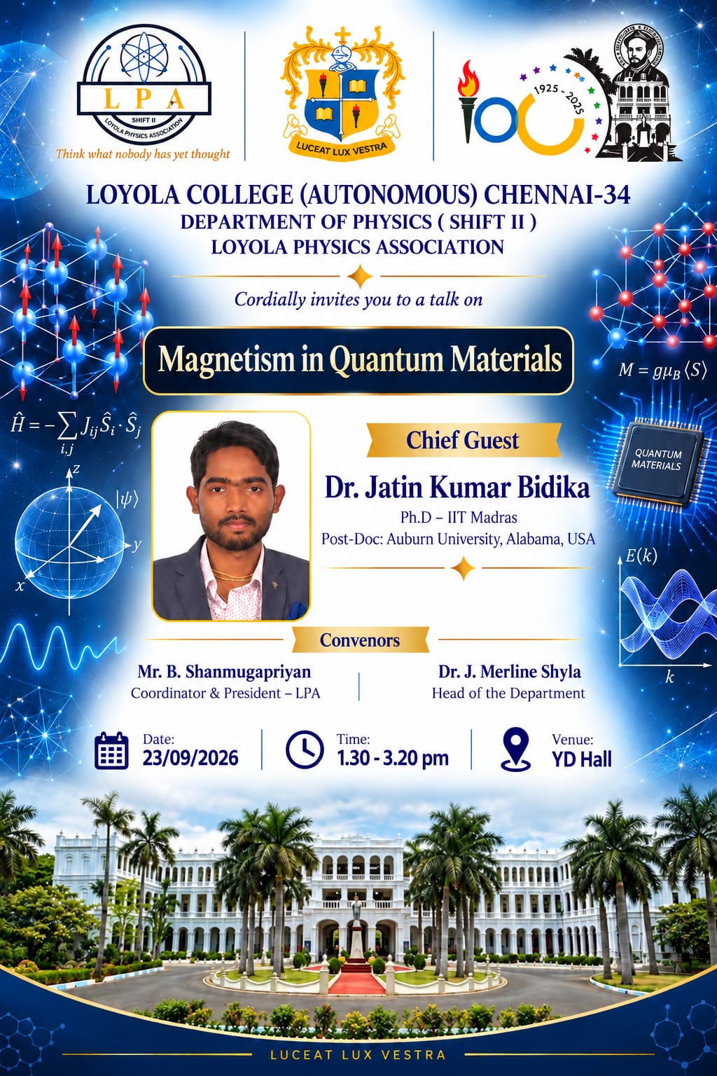 A Talk on Magnetism in Quantum Materials
