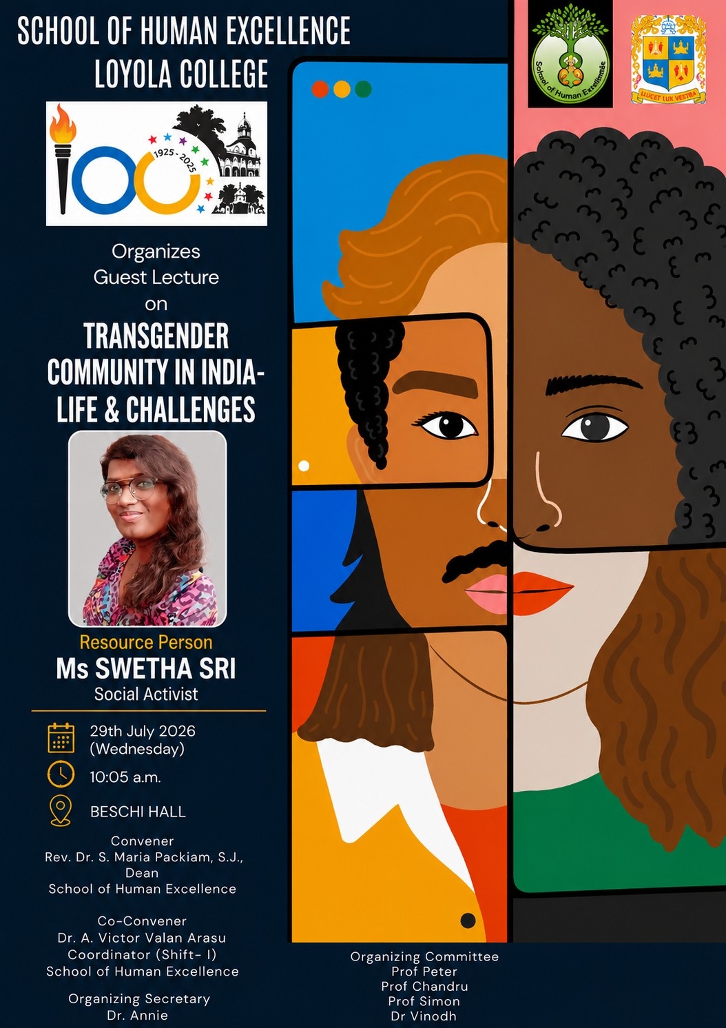 Guest Lecture on Transgender Community in India – Life and Challenges - Invitation
