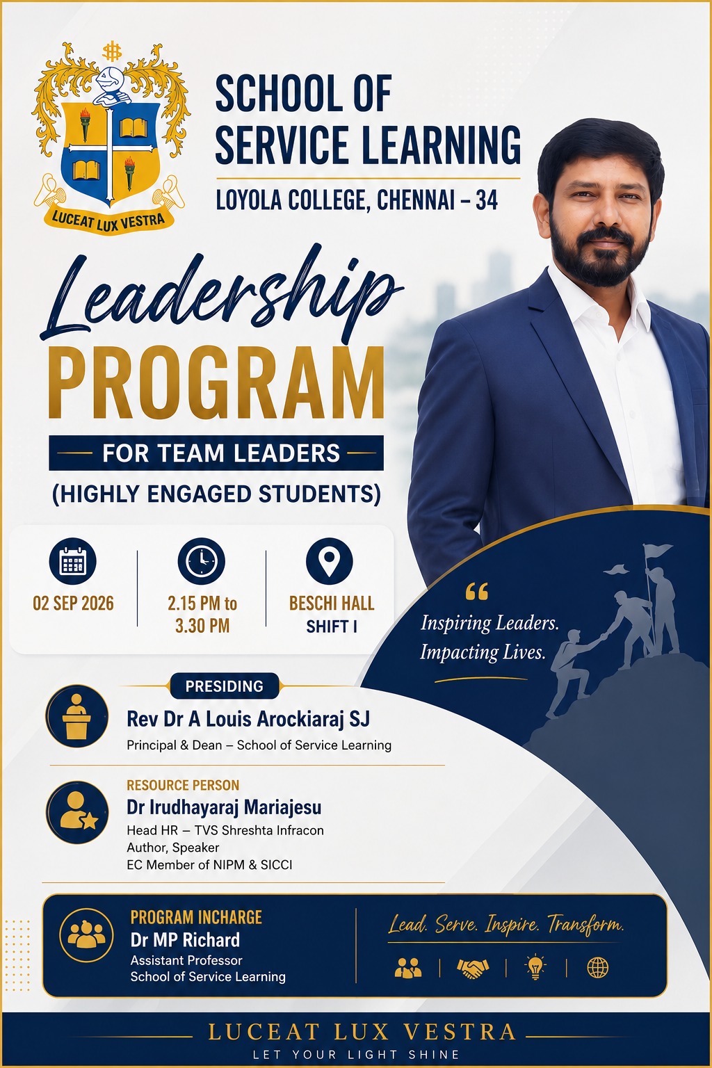 Leadership Programme  for Team Leaders (Shift-I) - Invitation