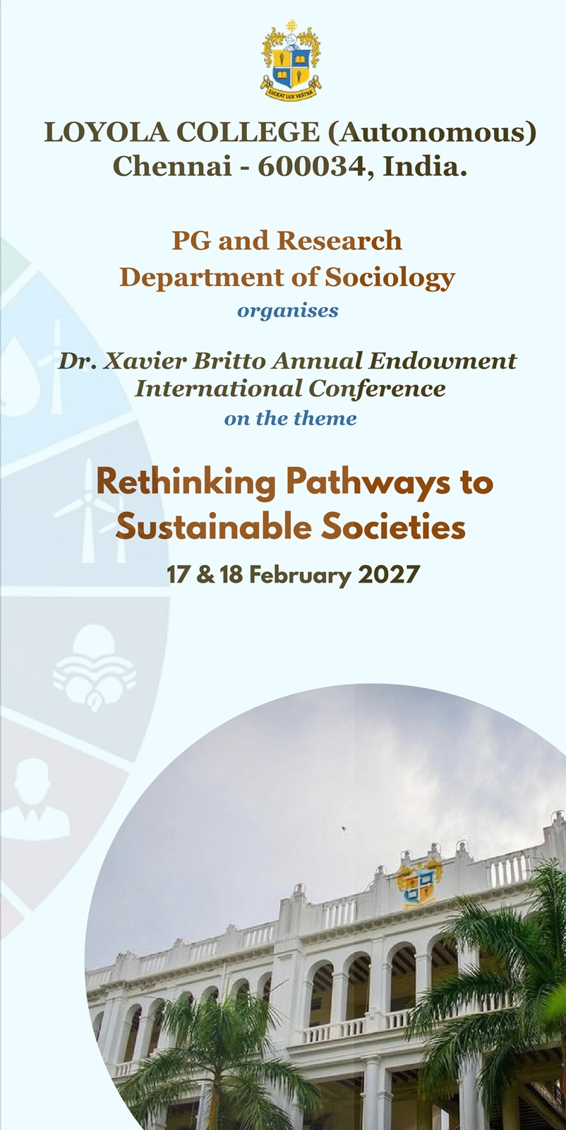 International Conference on “Rethinking Pathways to Sustainable Societies”