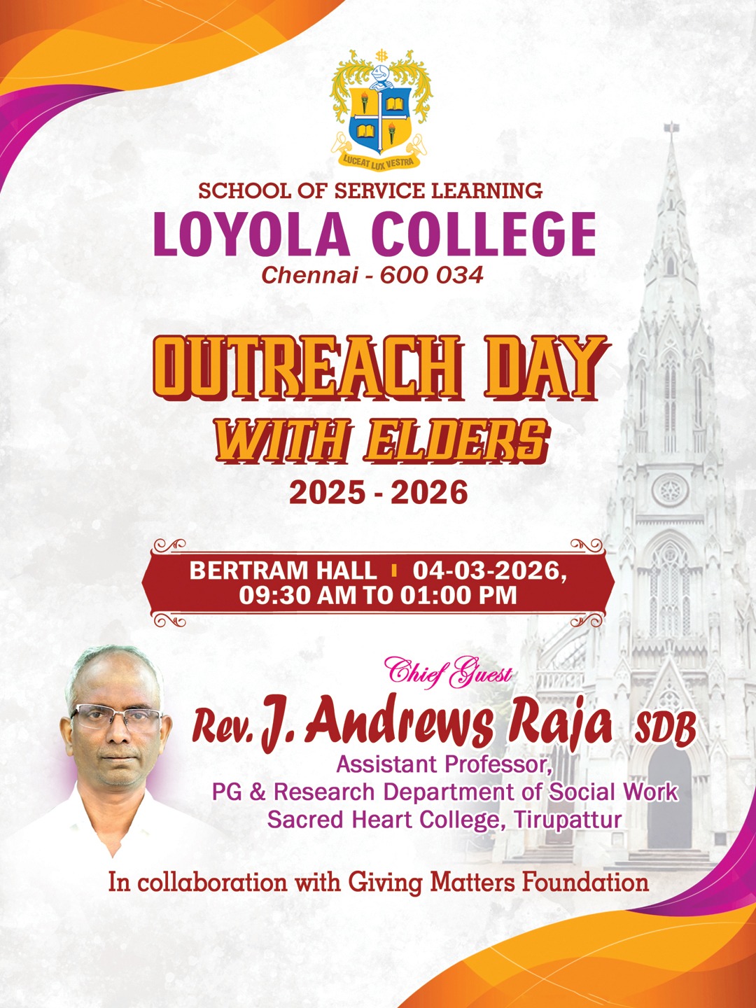 Outreach Day with Elders 2025-2026 - Invitation