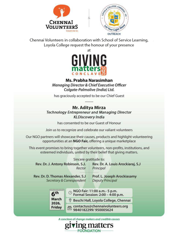 Giving Matters Conclave 2026 - Invitation