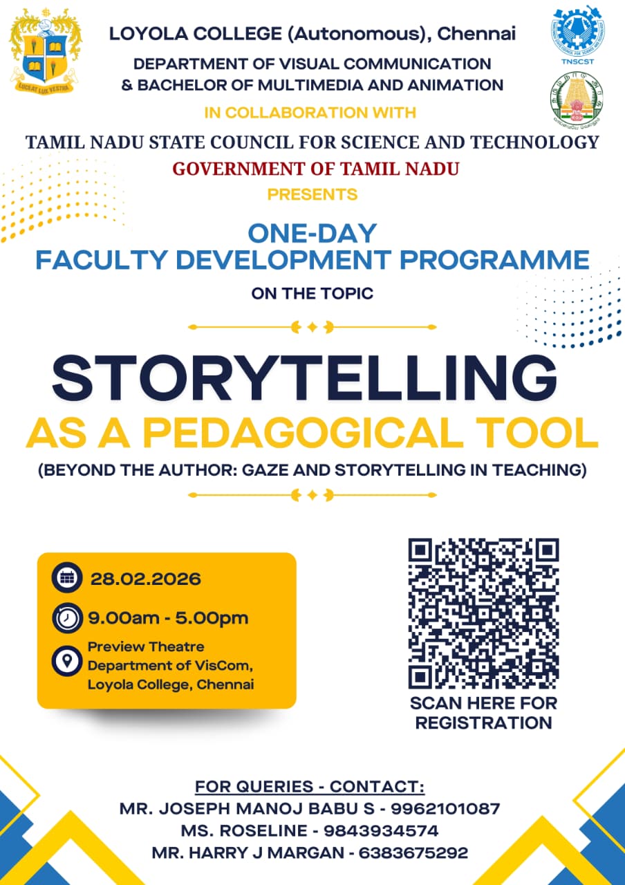 One-Day Faculty Development Programme: Storytelling as a Pedagogical Tool - Invitation