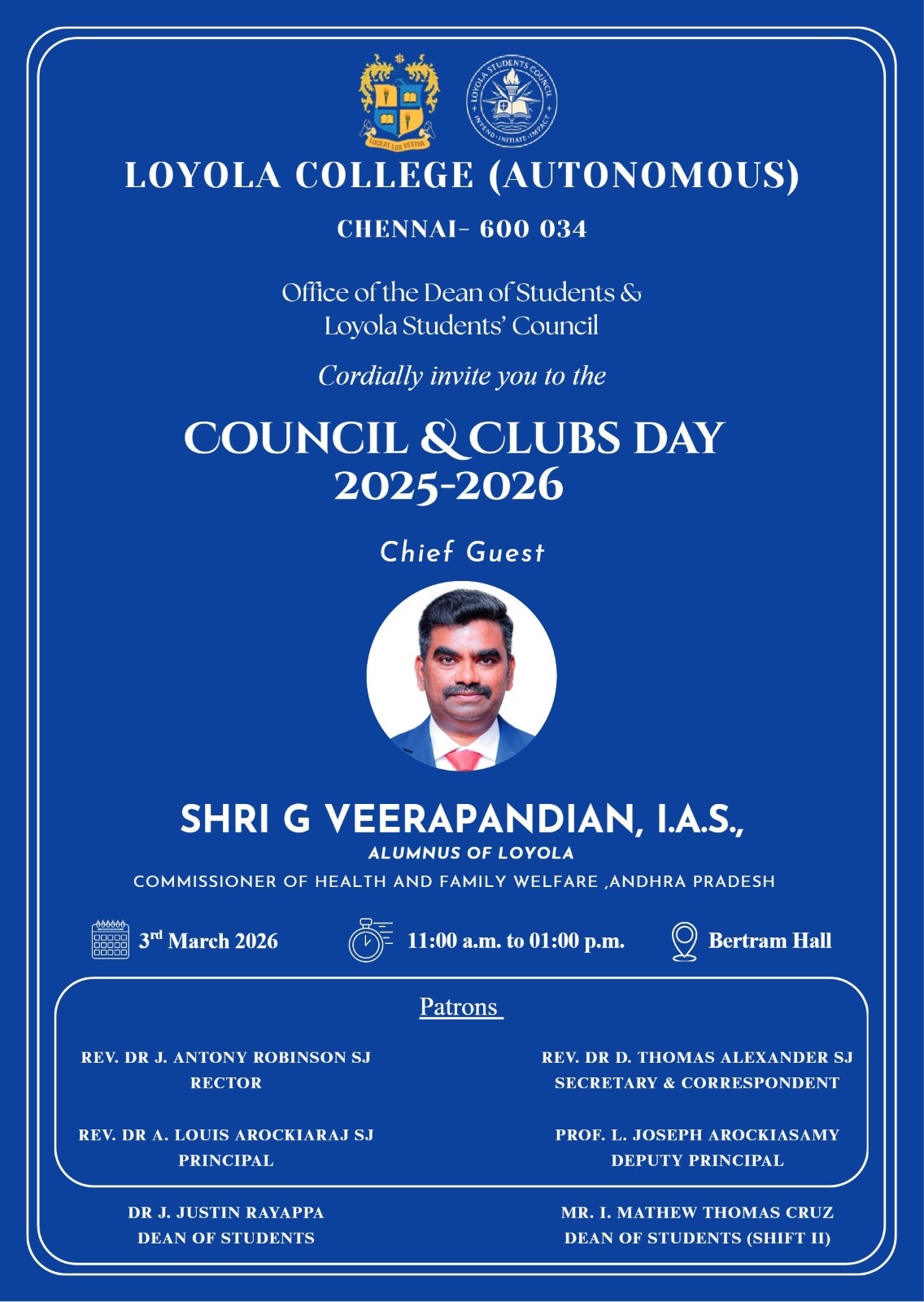 Council and Clubs Day 2025-2026 - Invitation