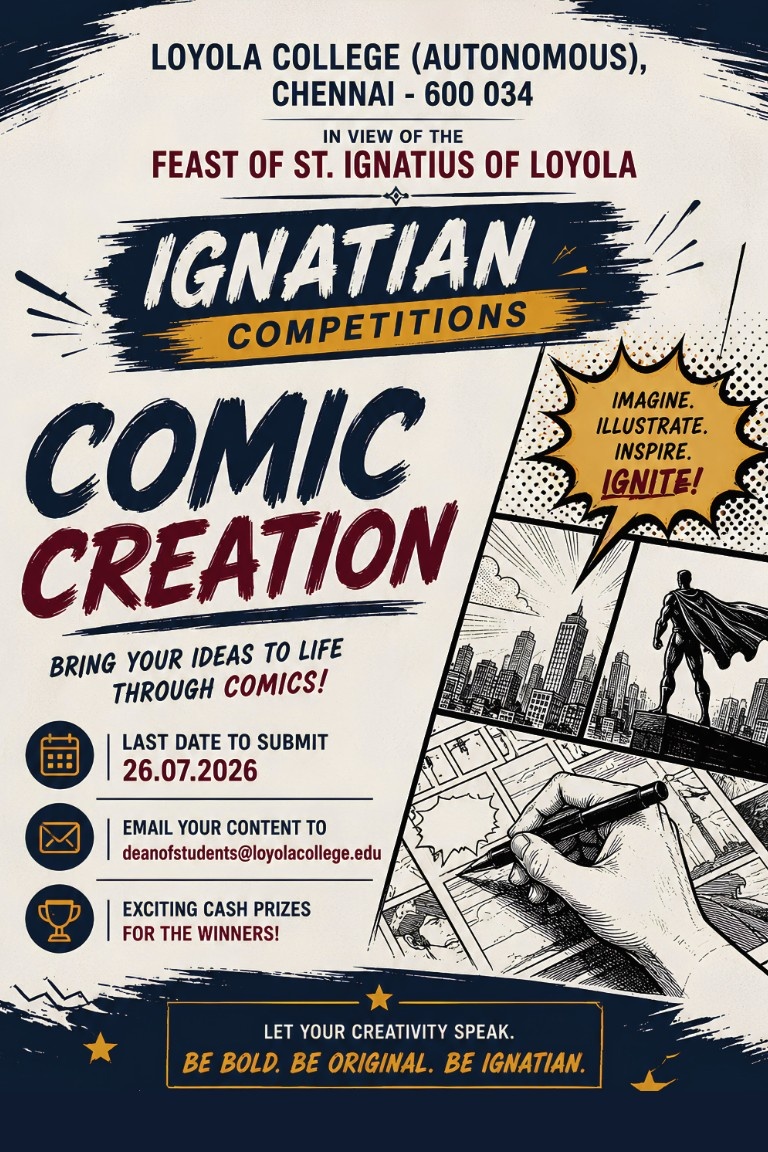 Ignatian Competitions 2026 | Comic Creation - Invitation