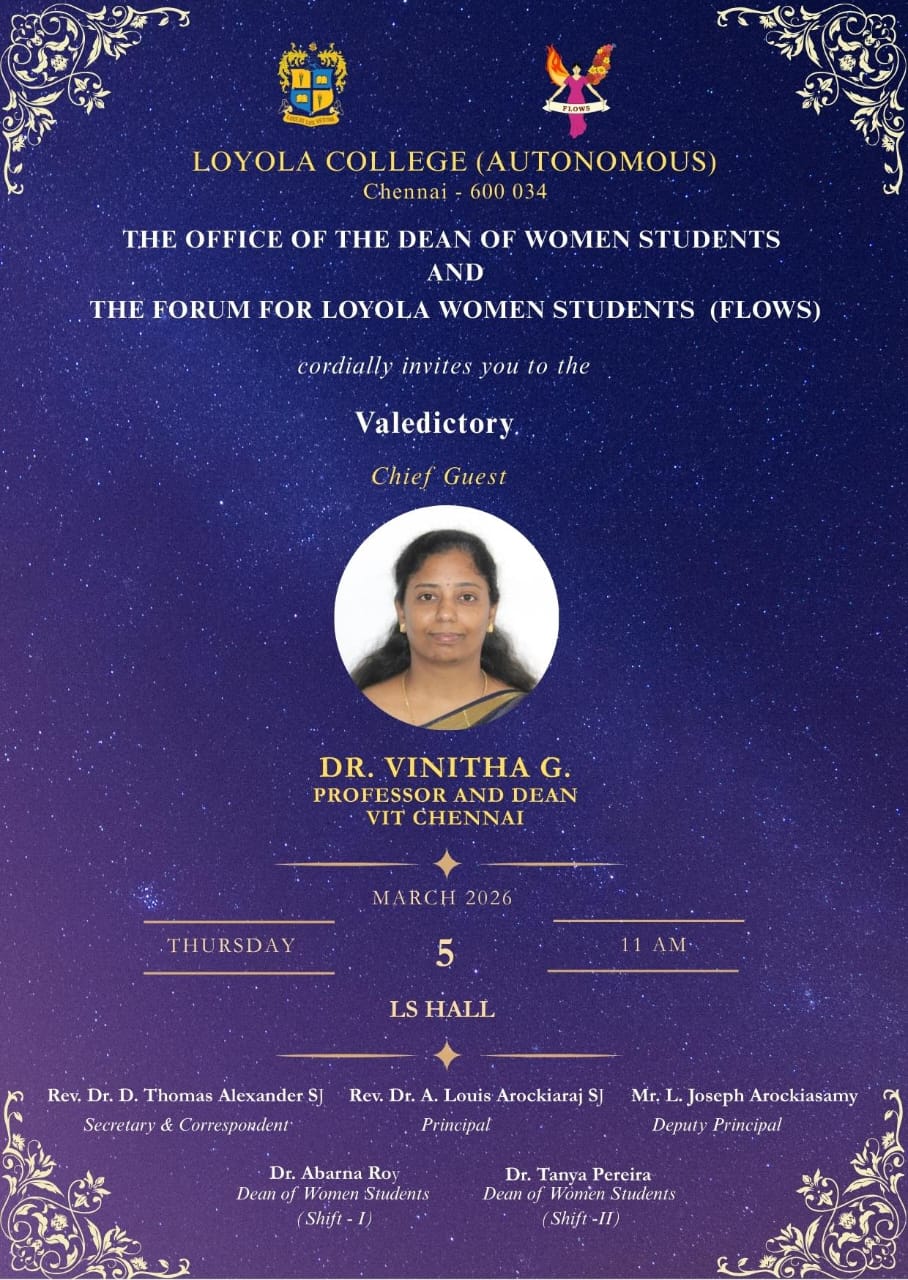 FLOWS Valedictory and Poster Competition - Invitation