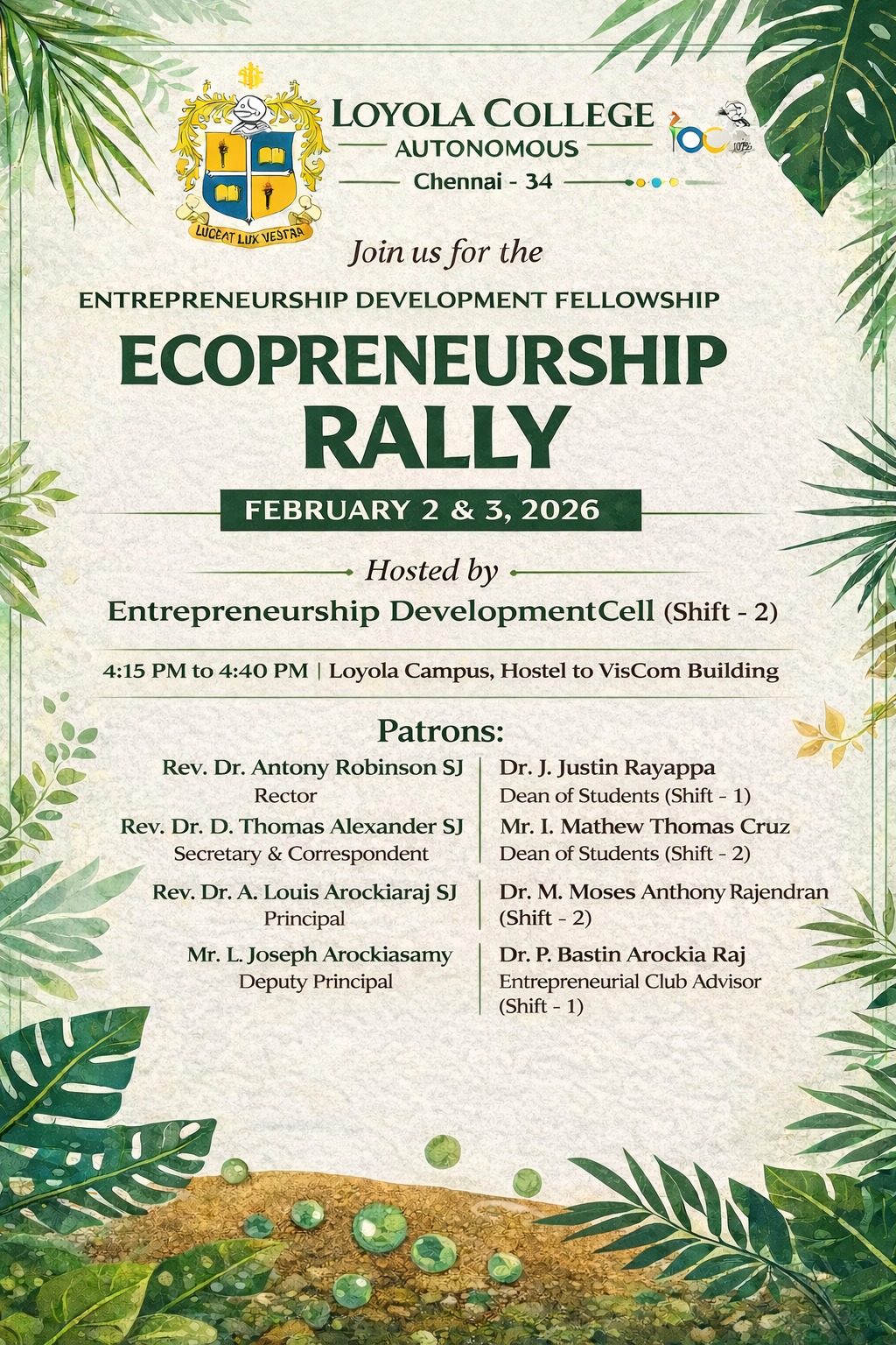 ECOPRENEURSHIP RALLY - Invitation