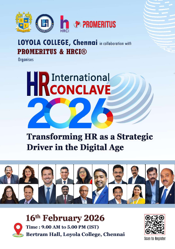 International HR Conclave 2026: Transforming HR as a  Strategic Driver in the Digital Age - Invitation