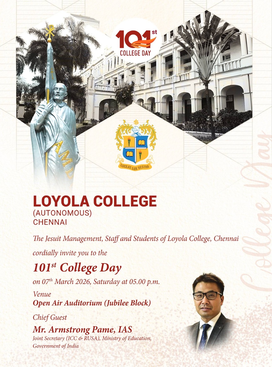 101st College Day - Invitation